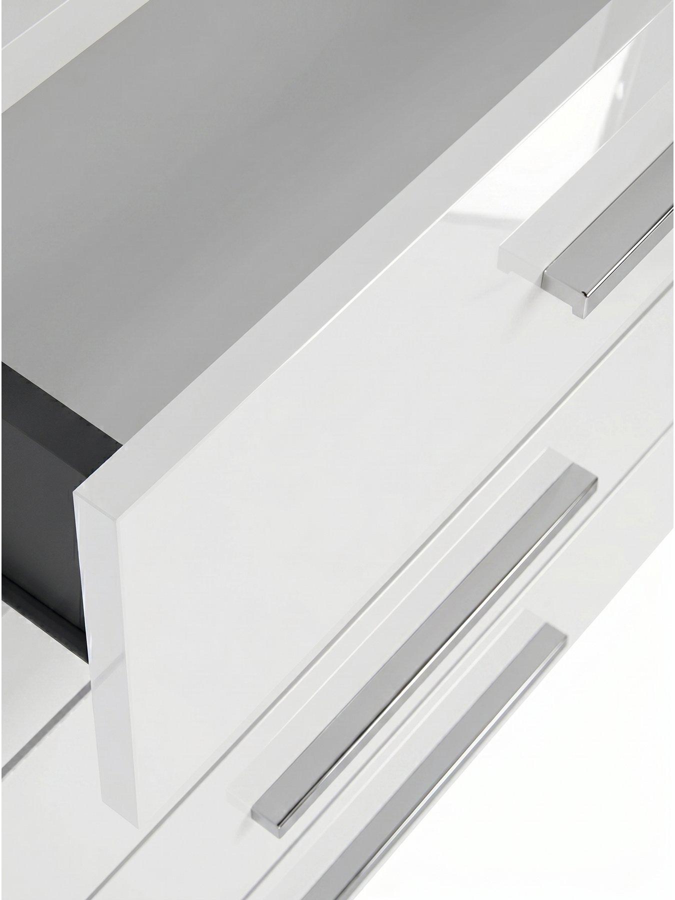Image 5 of 7 of The Very Collection Prague Gloss 5 Drawer Chest&nbsp;- FSC&reg; Certified