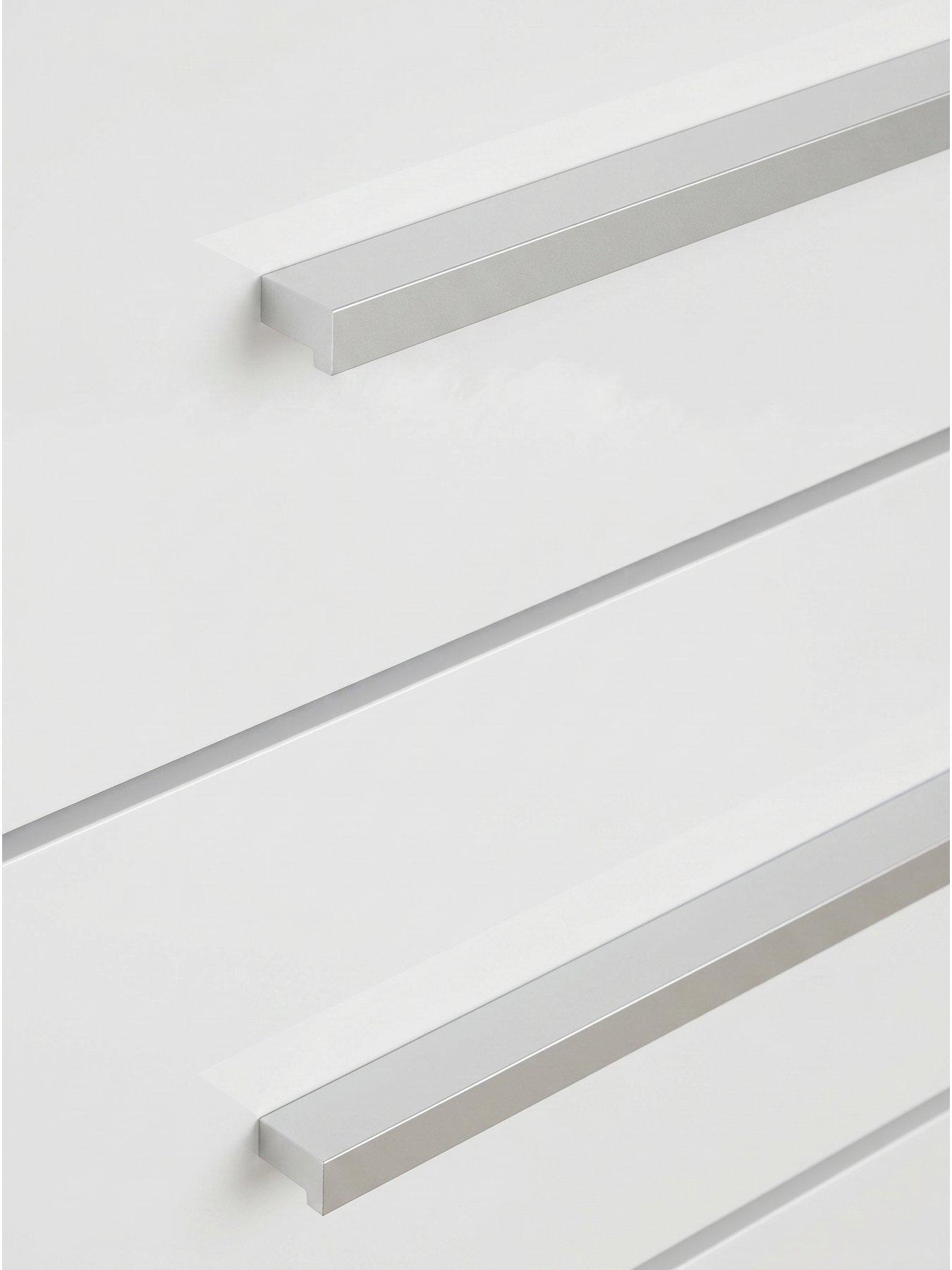 Image 4 of 7 of The Very Collection Prague Gloss 3 Drawer Bedside Chests (Set of 2)&nbsp;- FSC&reg; Certified