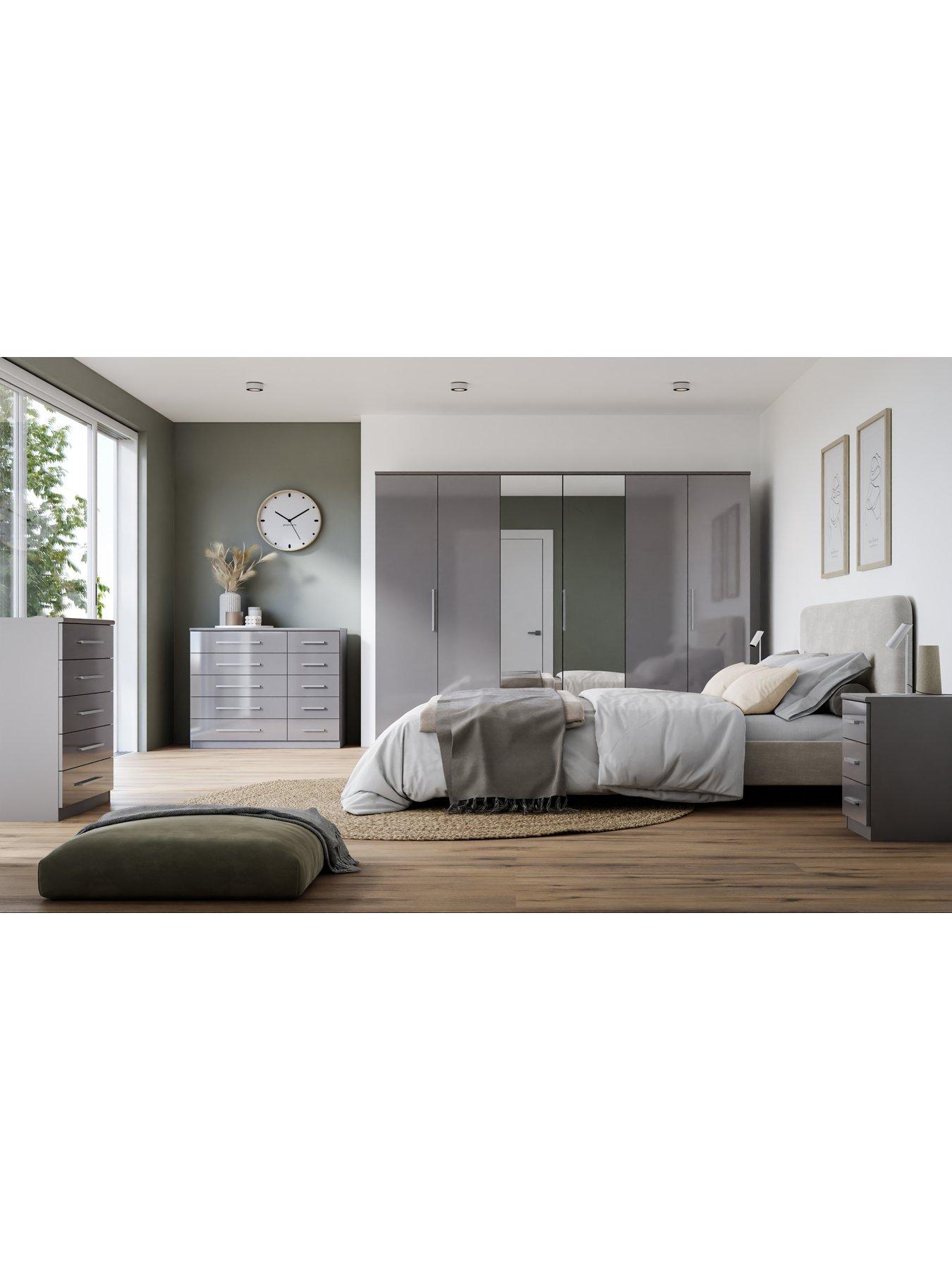  image of very-home-prague-gloss-3-drawer-bedside-chests-set-of-2nbsp--fscreg-certified