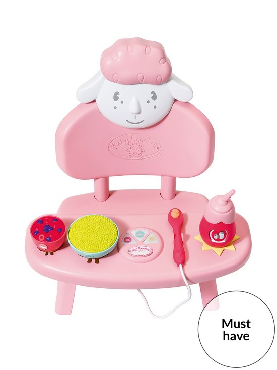 front image of baby-annabell-lunch-time-table