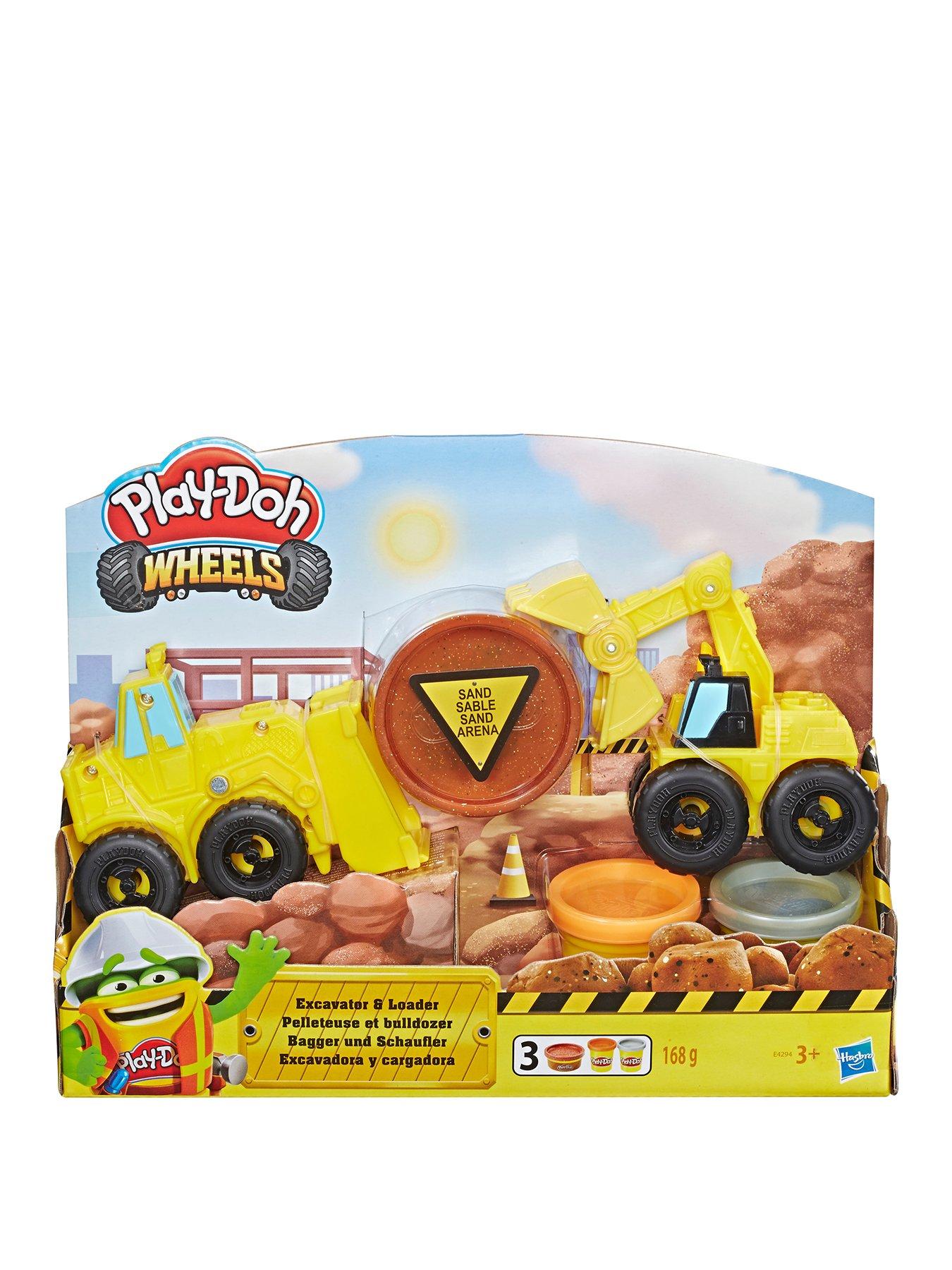 play doh excavator and loader