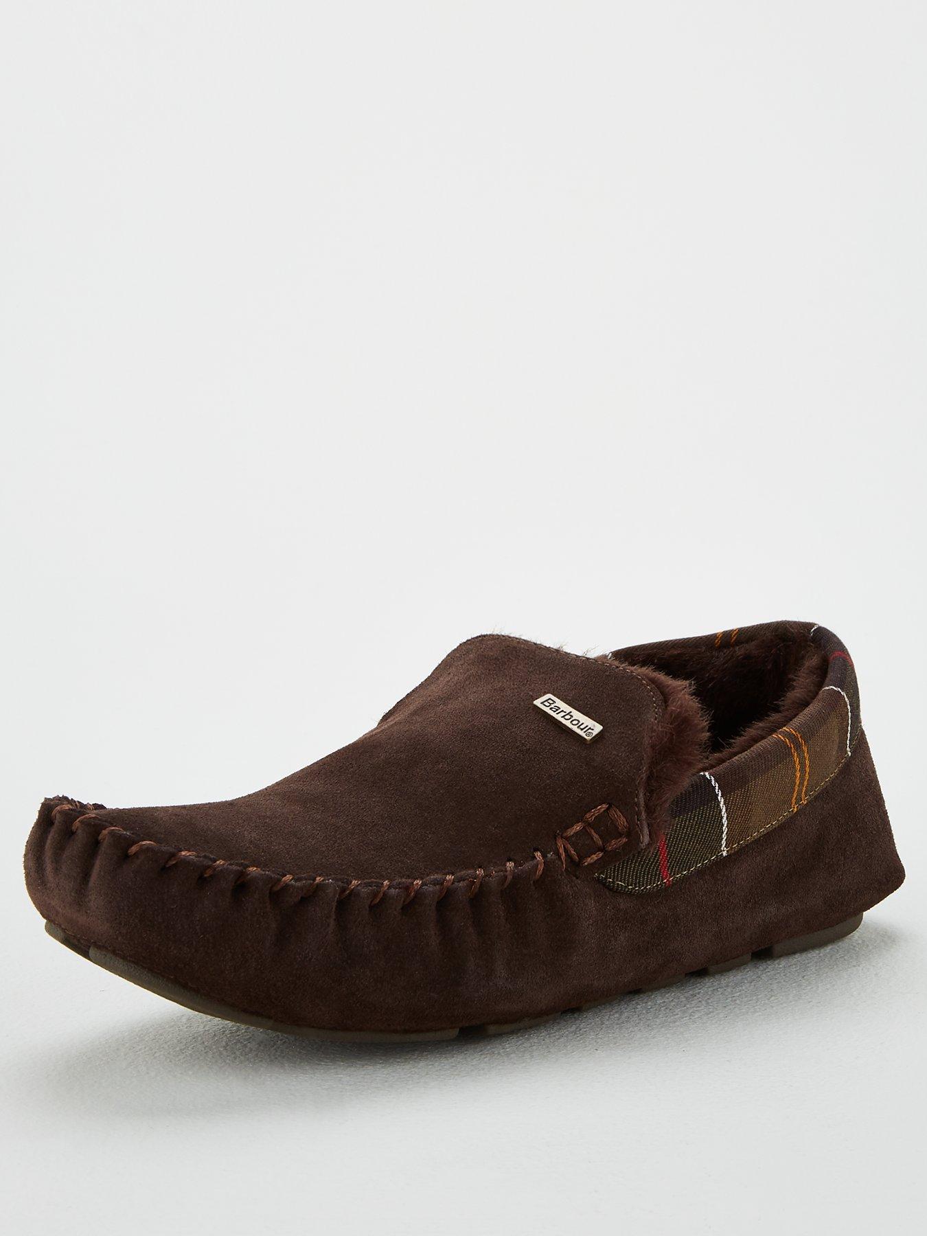 Image 1 of 6 of Barbour Monty Slippers - Brown
