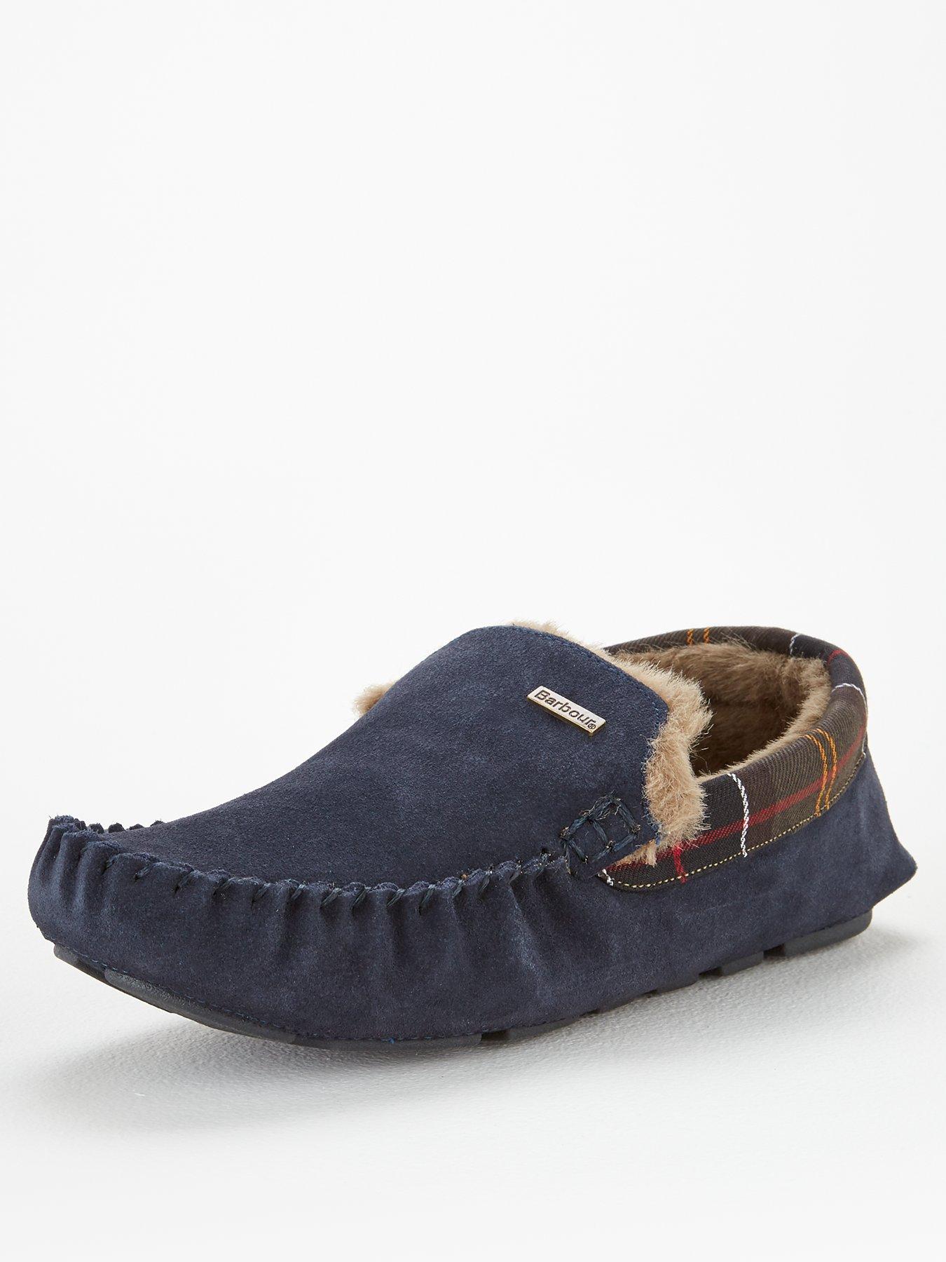 undefined Monty Slippers - Navy Suede