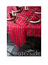  image of waterside-festive-tartan-table-linen-set