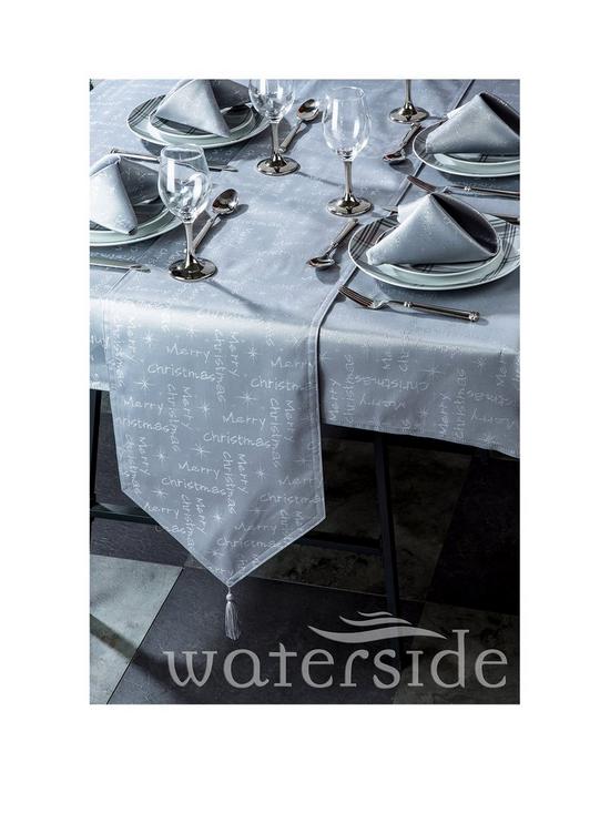 front image of waterside-merry-christmas-table-linen-set