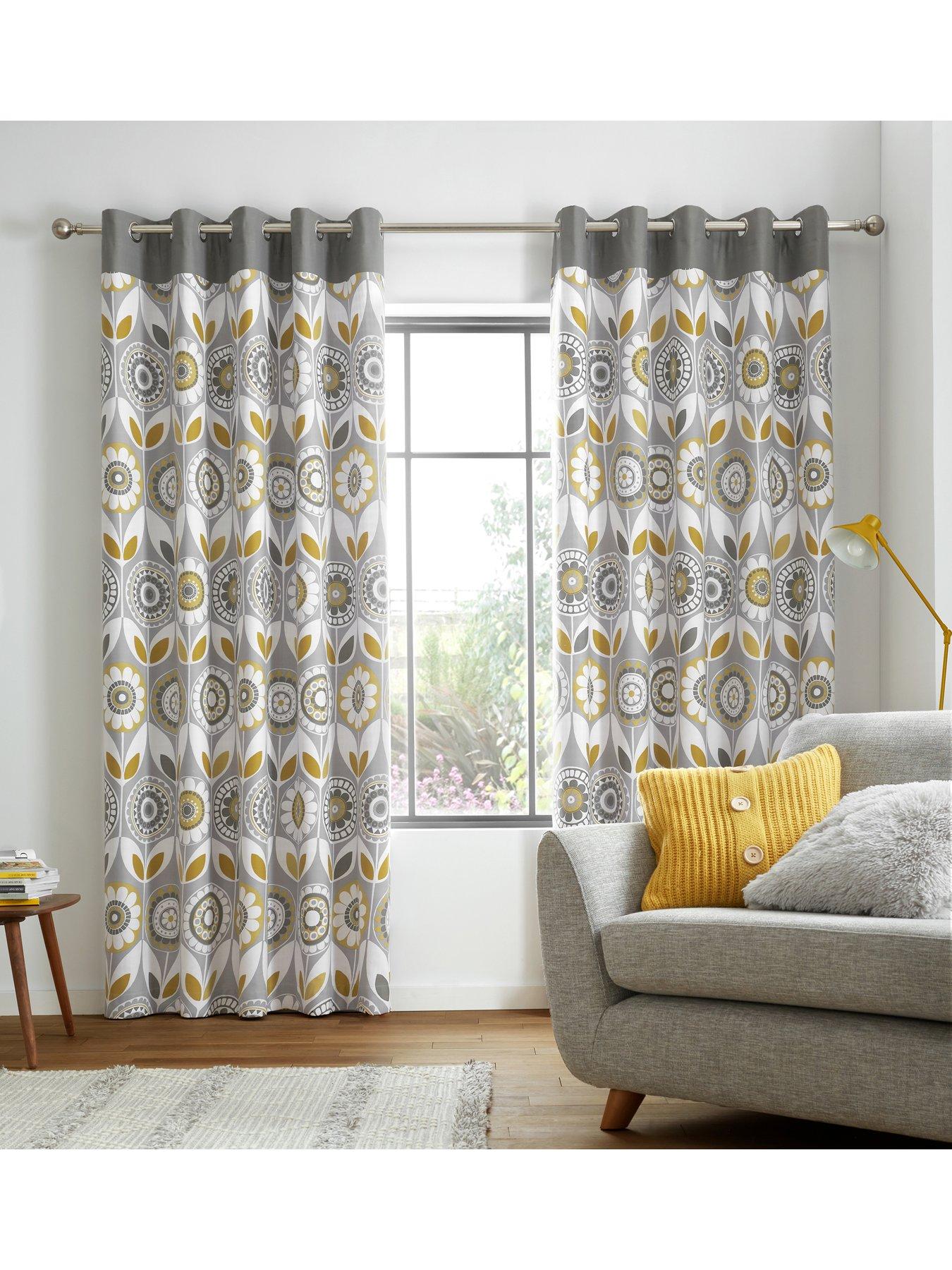 Catherine Lansfield Annika Eyelet Curtains Littlewoods Com