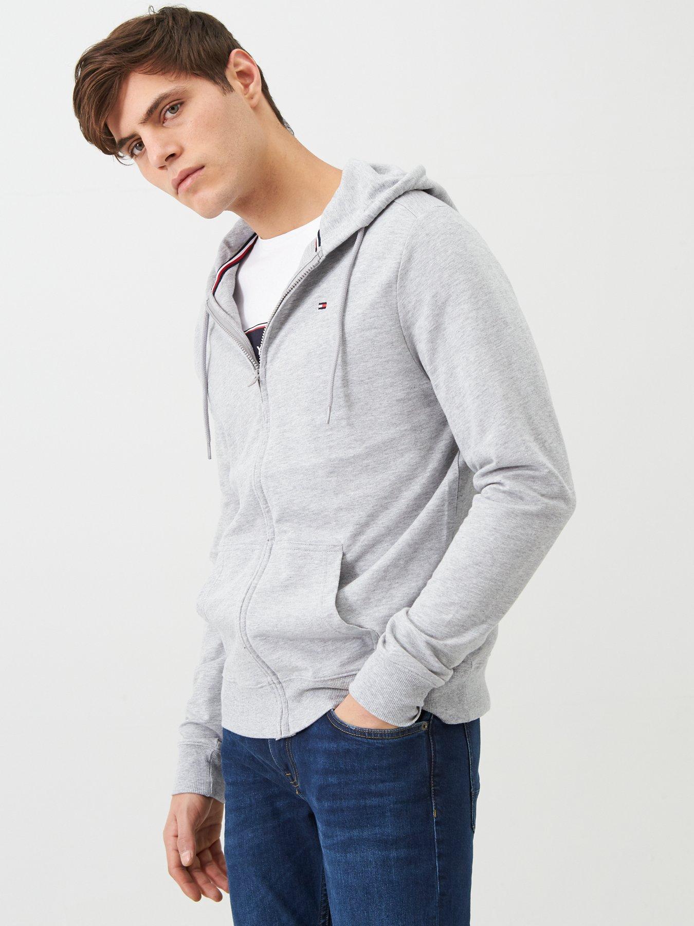 tommy hilfiger men's zip hoodie