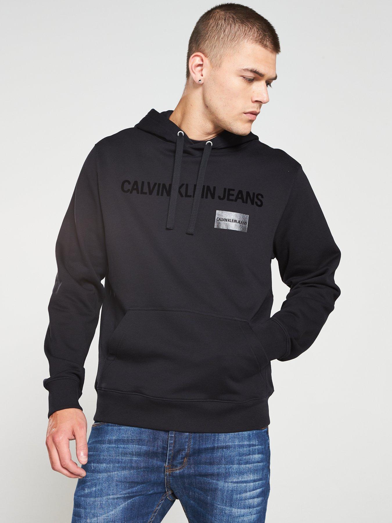 calvin klein jeans black hoodie