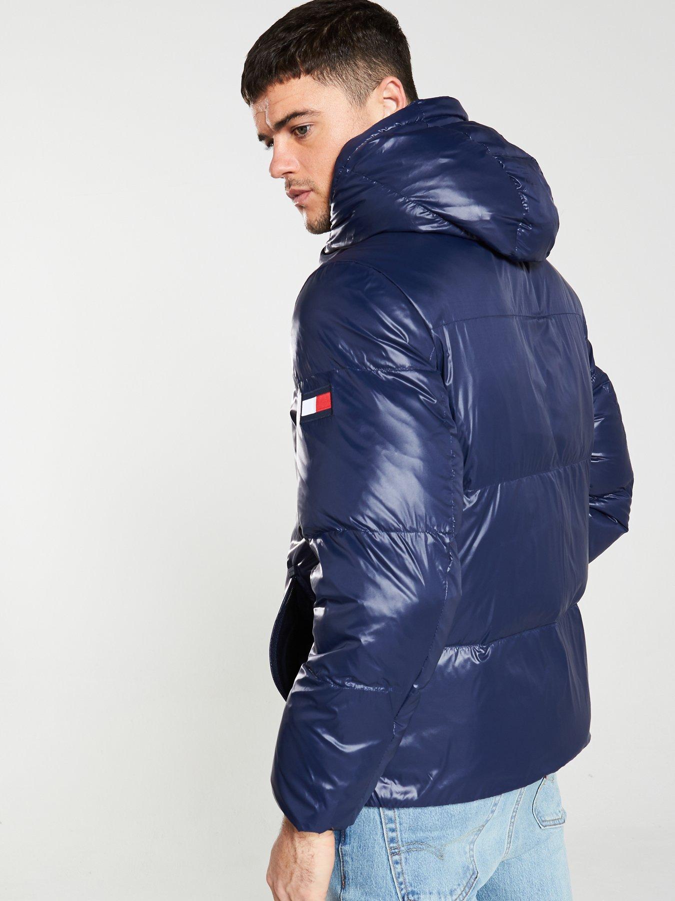 tommy hilfiger shiny coat