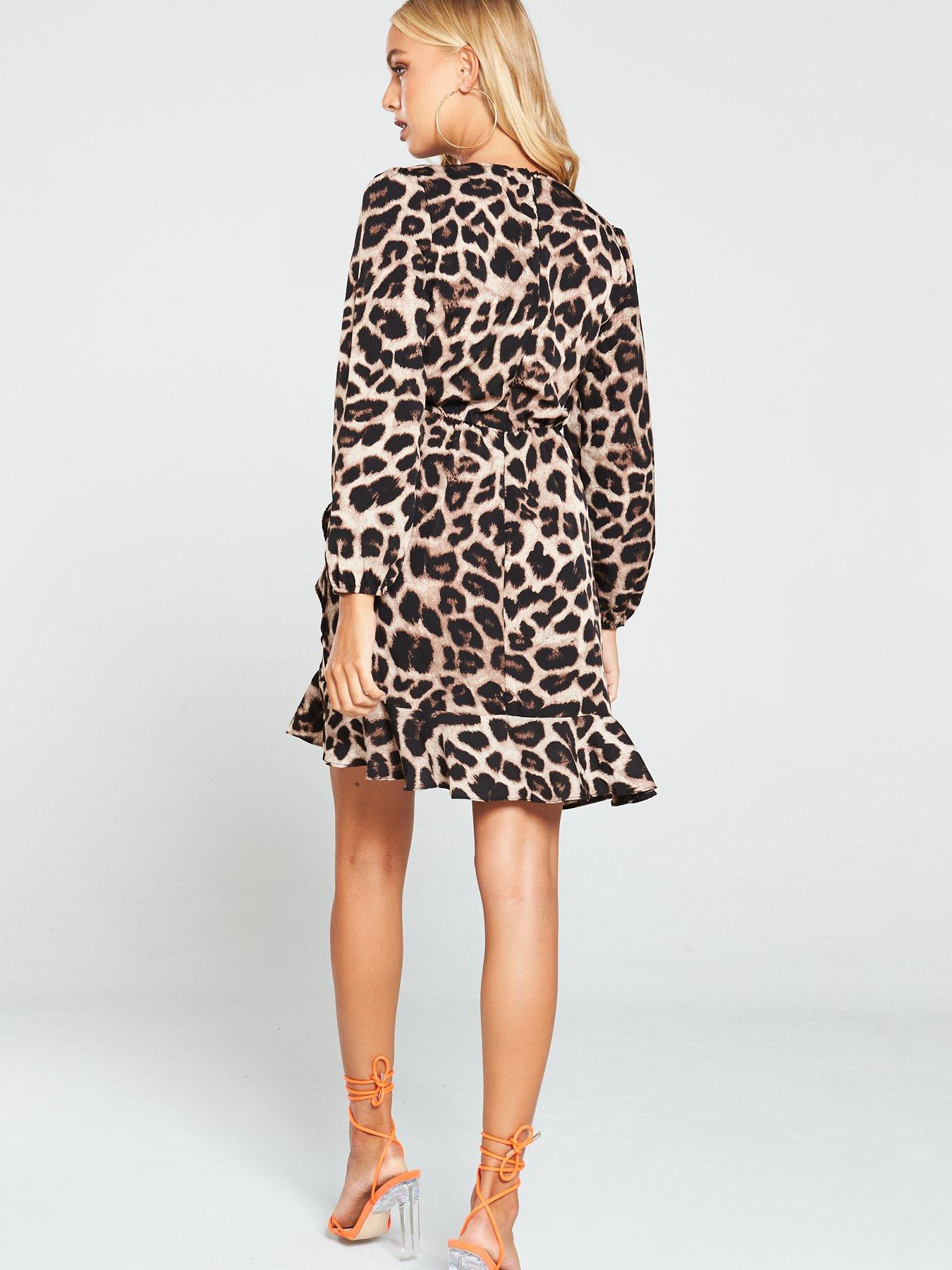 littlewoods leopard print dress