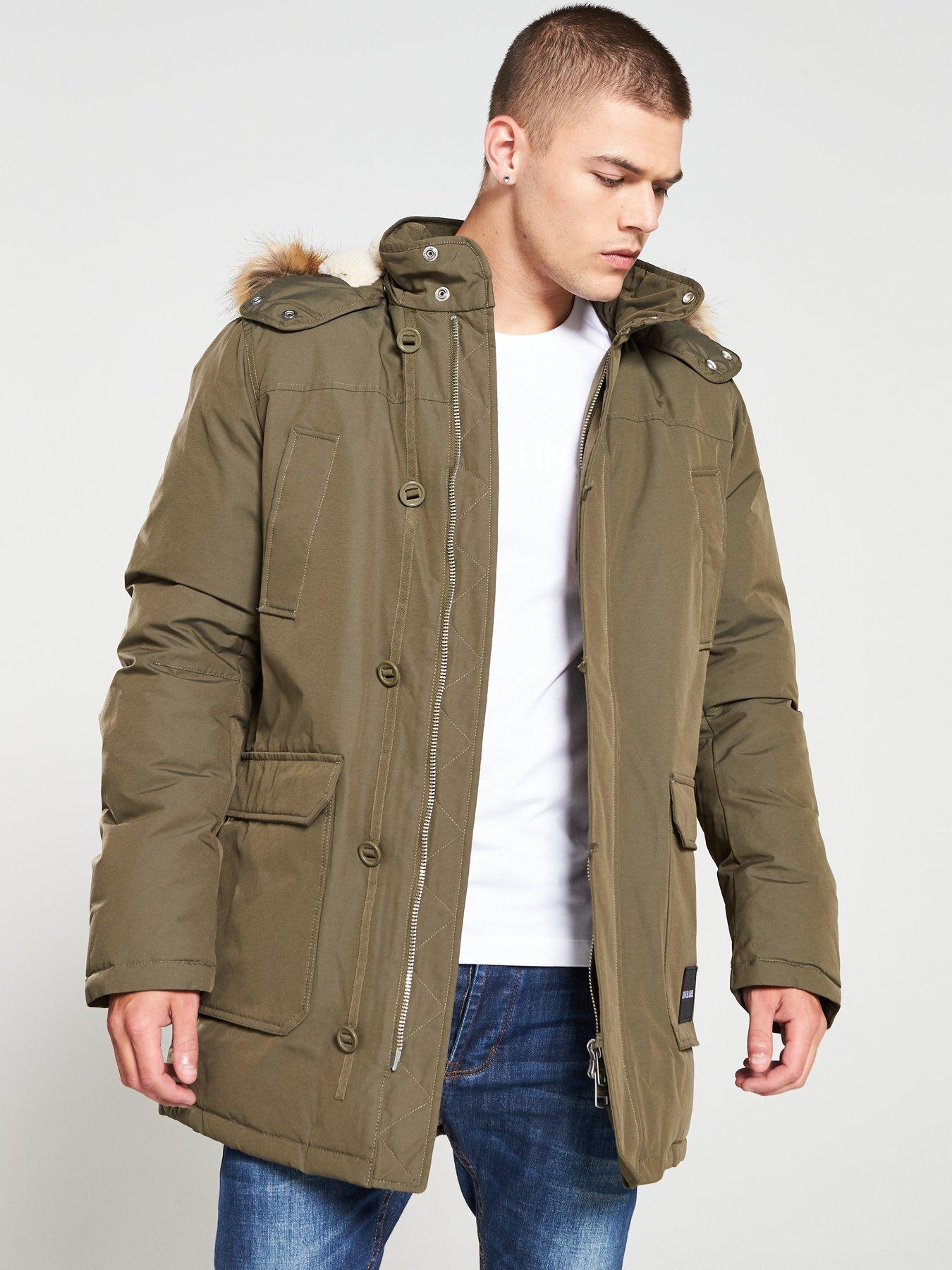 hooded down jacket calvin klein