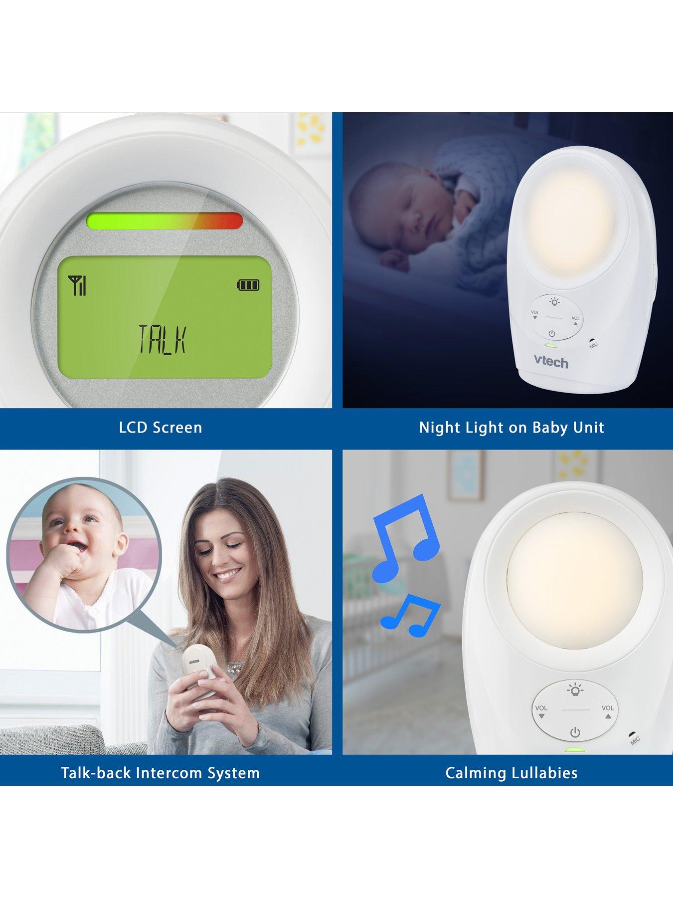 vtech dm1211 safe & sound lcd baby monitor