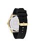  image of tommy-hilfiger-austin-black-and-gold-detail-multi-dial-black-silicone-strap-mens-watch