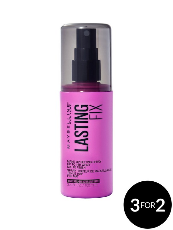 front image of maybelline-lasting-fix-matte-finish-make-up-setting-spray-100ml