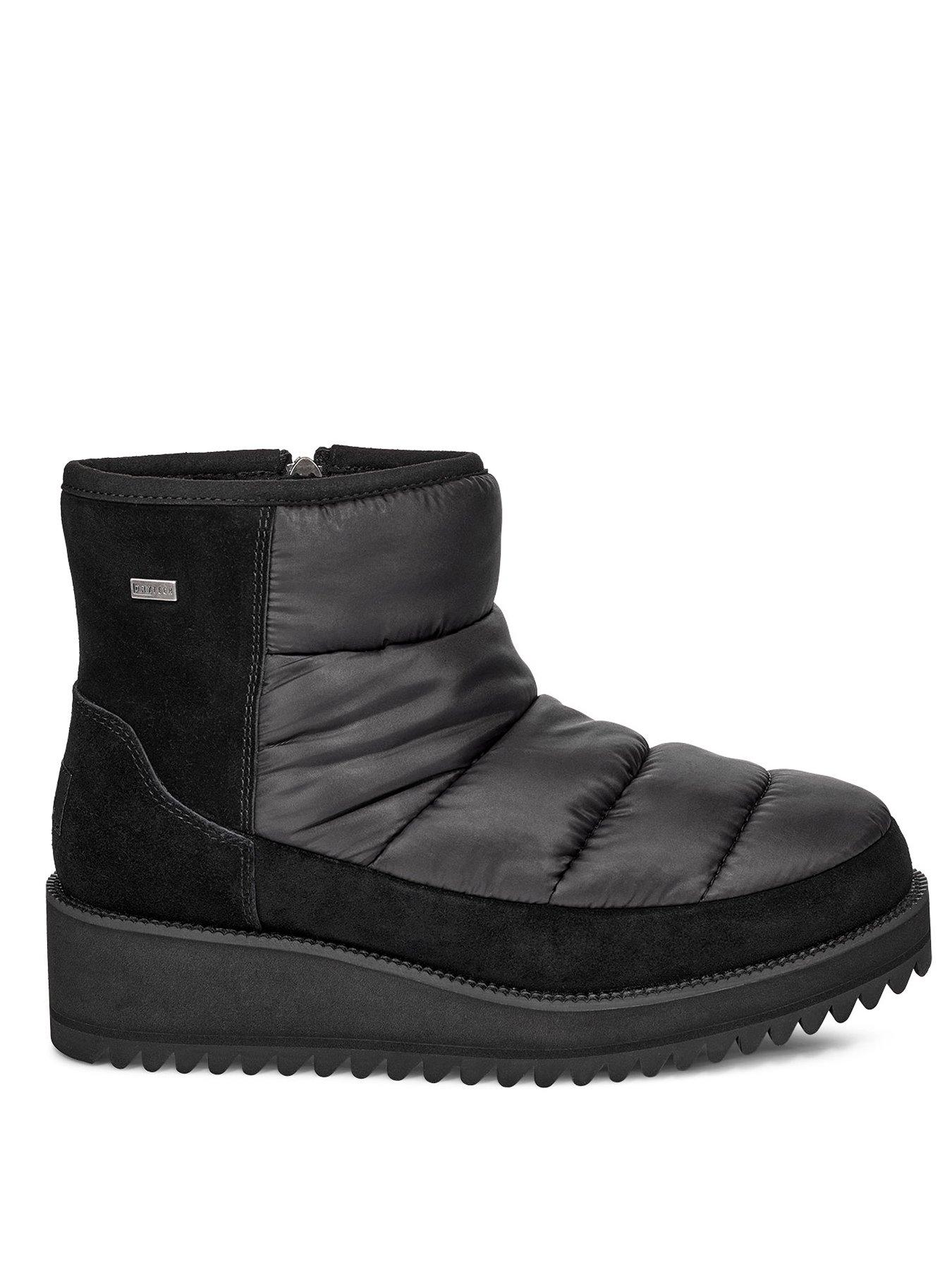 UGG Ridge Mini Ankle Boots - Black 