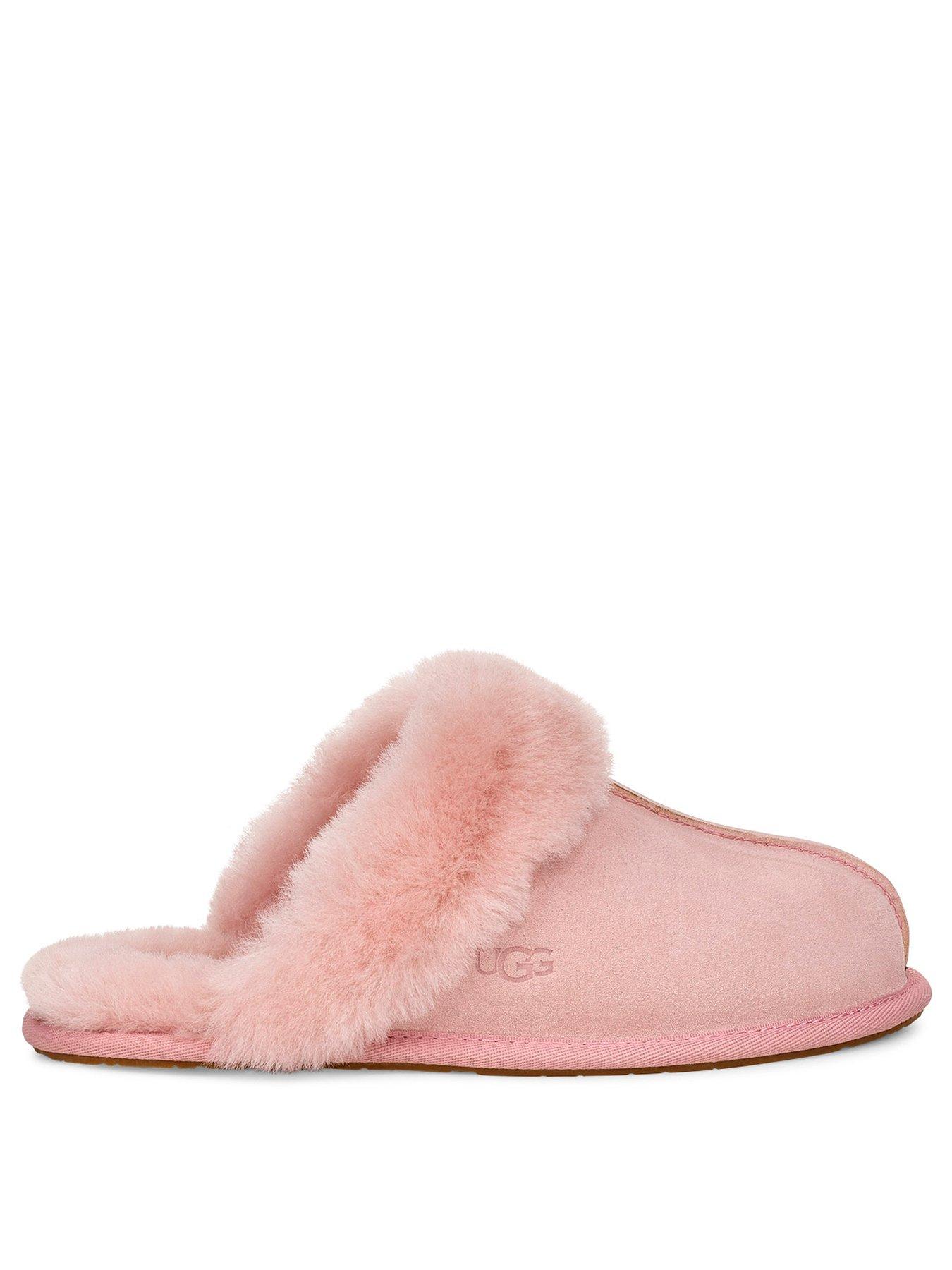 pink ugg slip ons