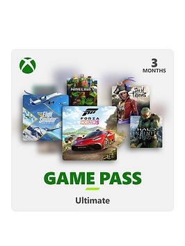 Microsoft   Xbox Game Pass Ultimate 3 Month Subscription
