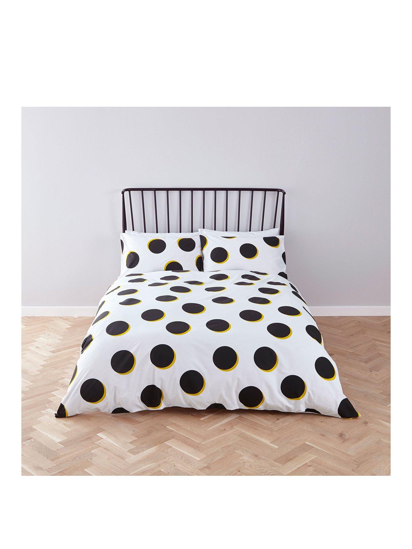 River Island Spot Print Duvet Cover Set Littlewoods Com