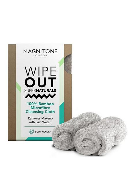 magnitone-wipeout-supernaturals-100-bamboo-cleansing-cloth-grey-pack-of-2