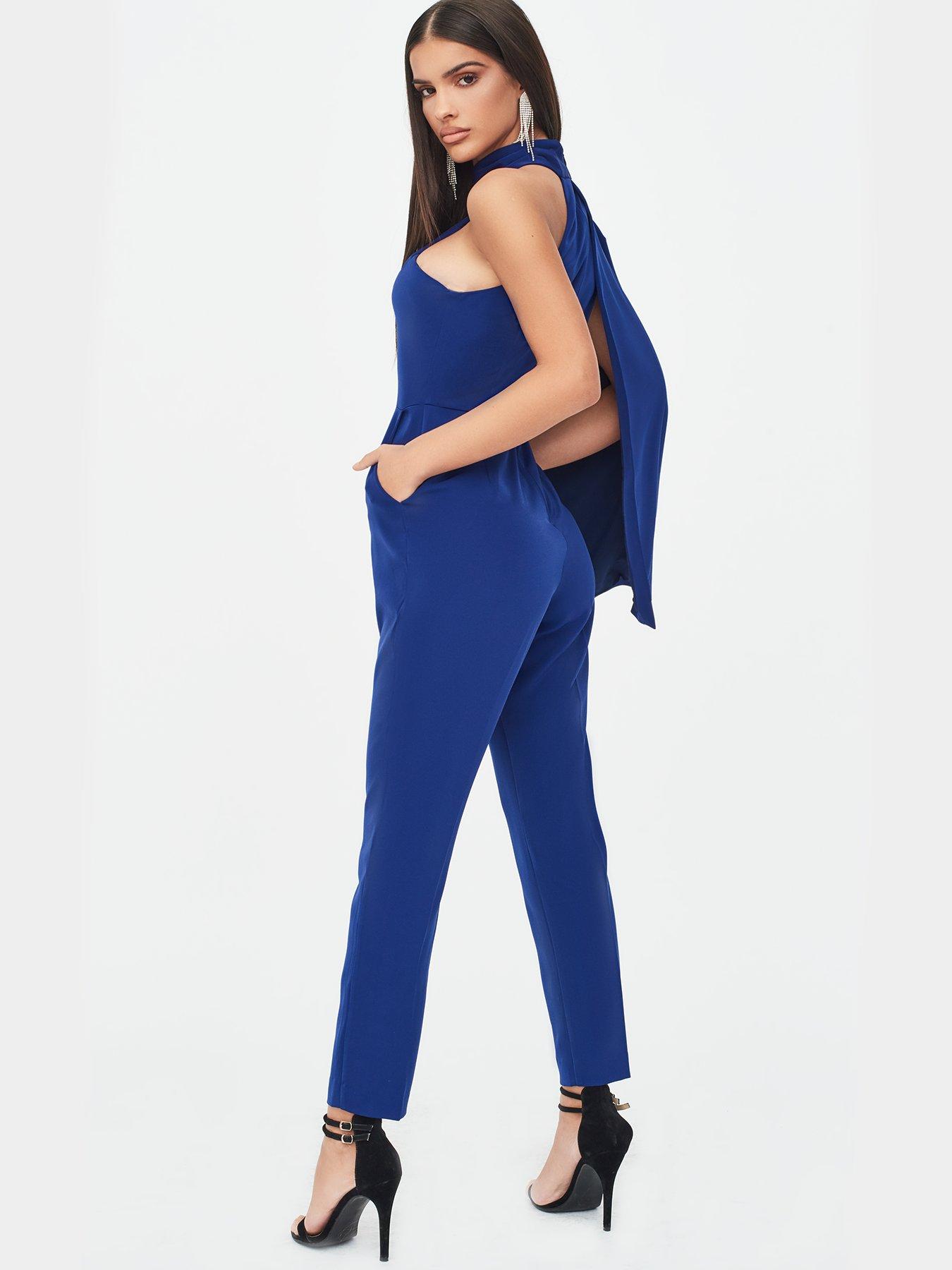 lavish alice one shoulder jumpsuit