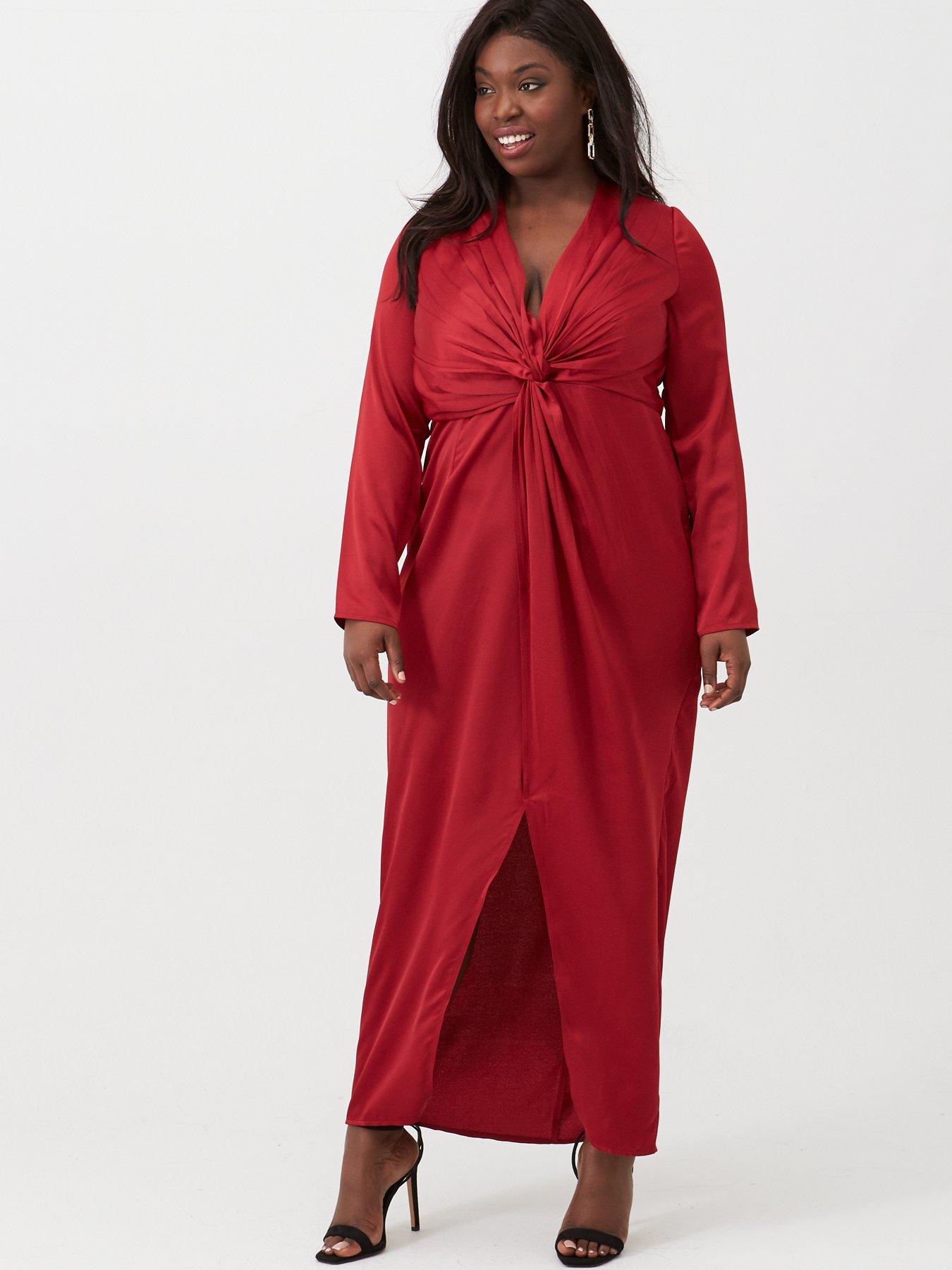 little mistress v neck maxi dress