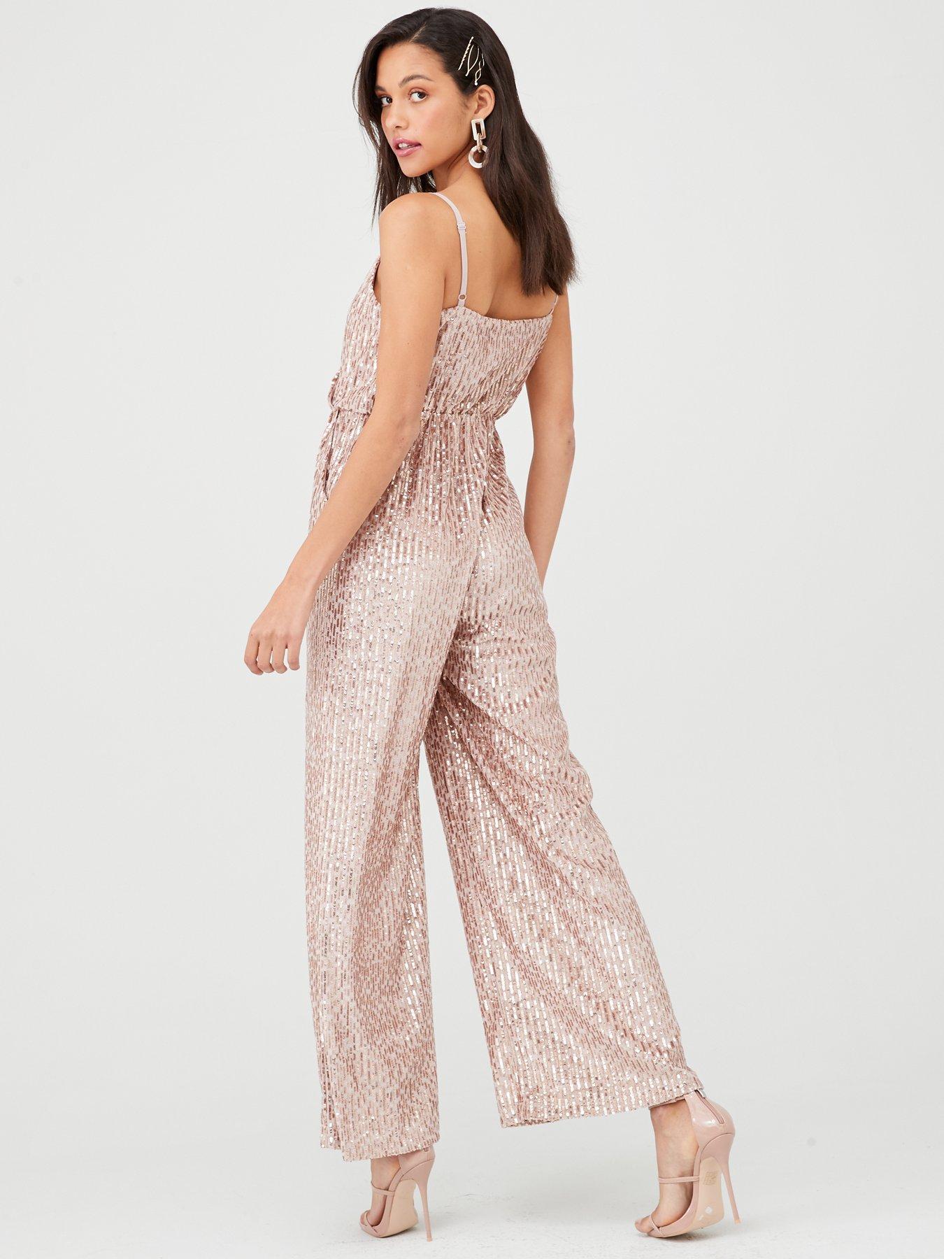 little mistress sequin jumpsuit