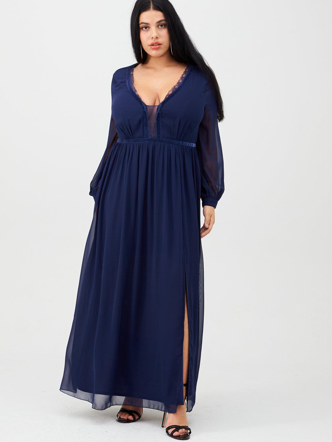 little mistress dress navy