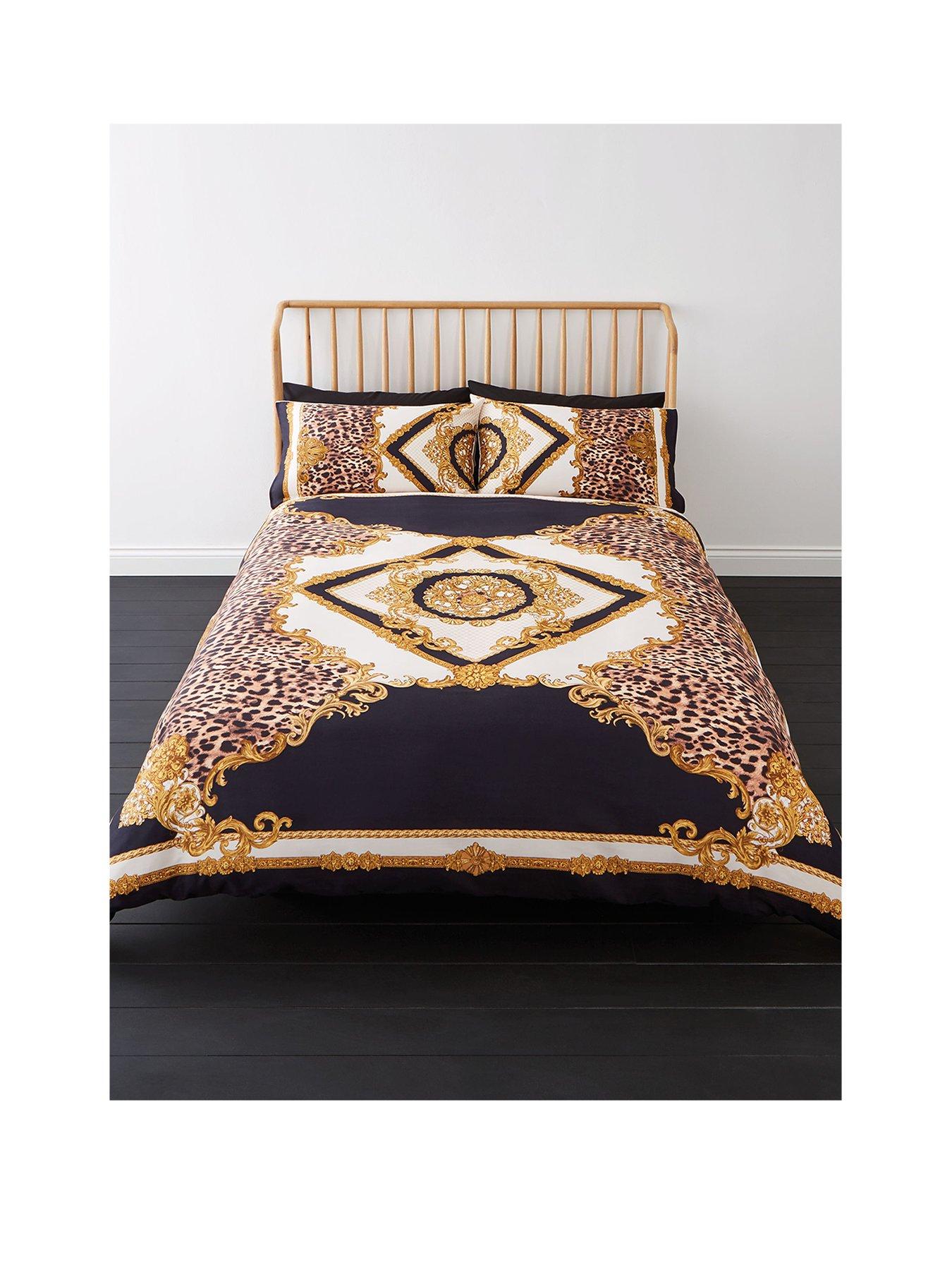 River Island Animal Medallion Duvet Cover Set Littlewoods Com