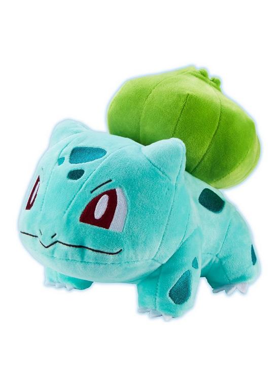 front image of pokemon-8-inch-plush--bulbasaur