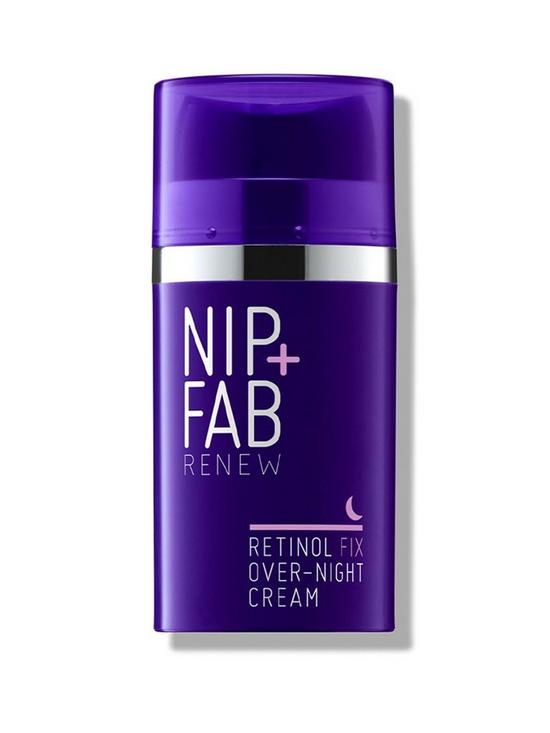 front image of nip-fab-retinol-fix-intense-over-night-treatment-cream-50ml