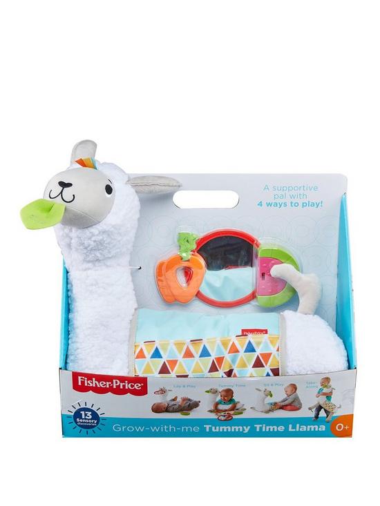 stillFront image of fisher-price-grow-with-me-tummy-time-llama