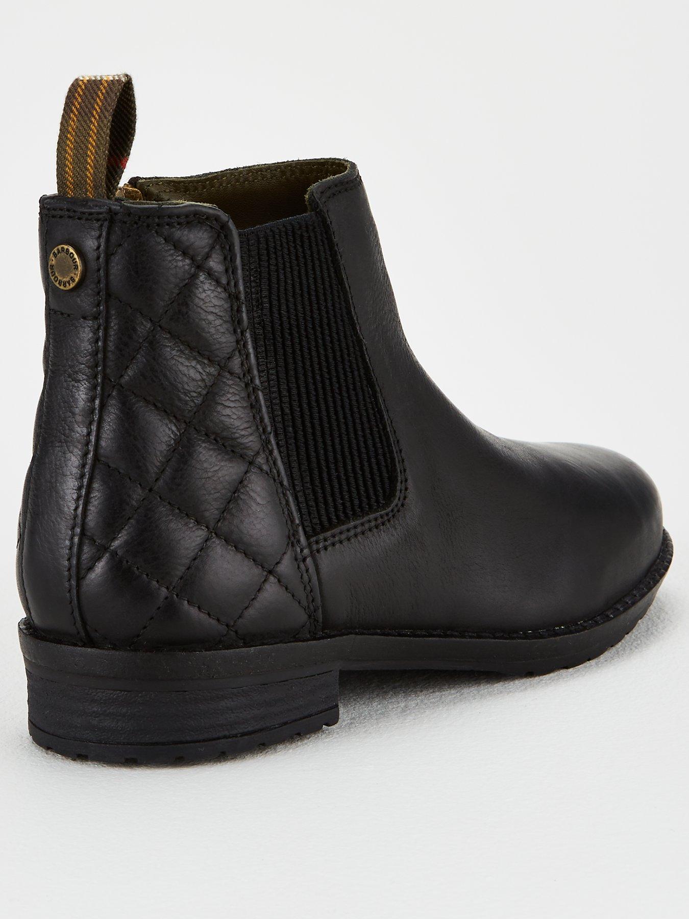 barbour abigail chelsea boots black