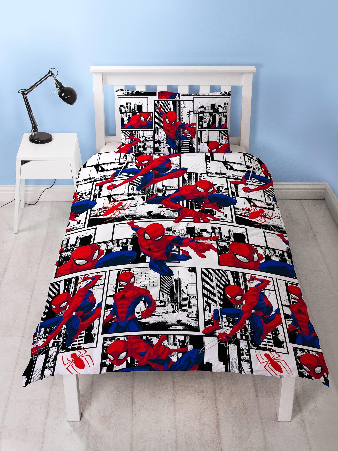 Marvel Spiderman Metropolis Single Duvet Cover Set Littlewoods Com