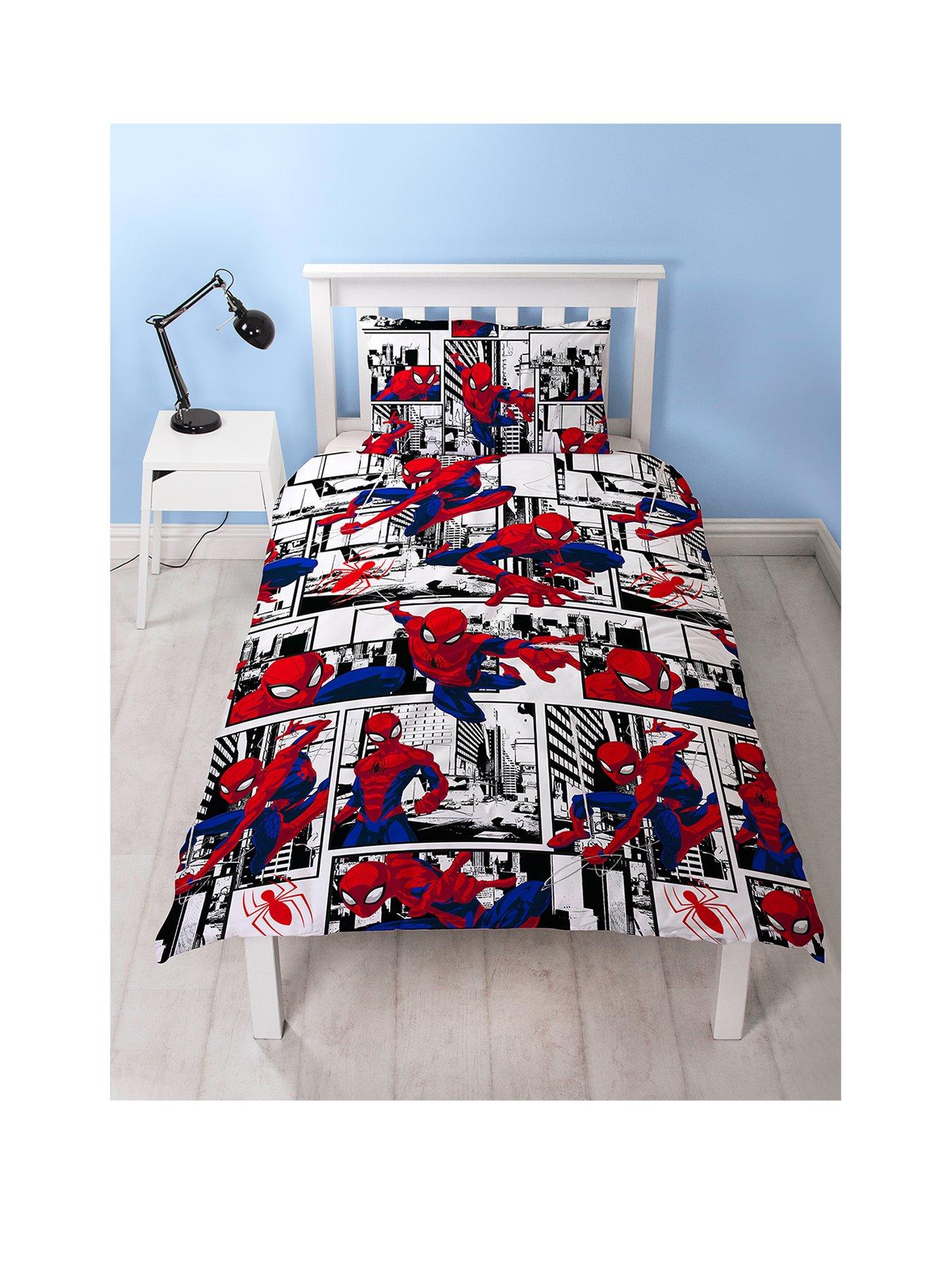 Marvel Spiderman Metropolis Single Duvet Cover Set Littlewoods Com