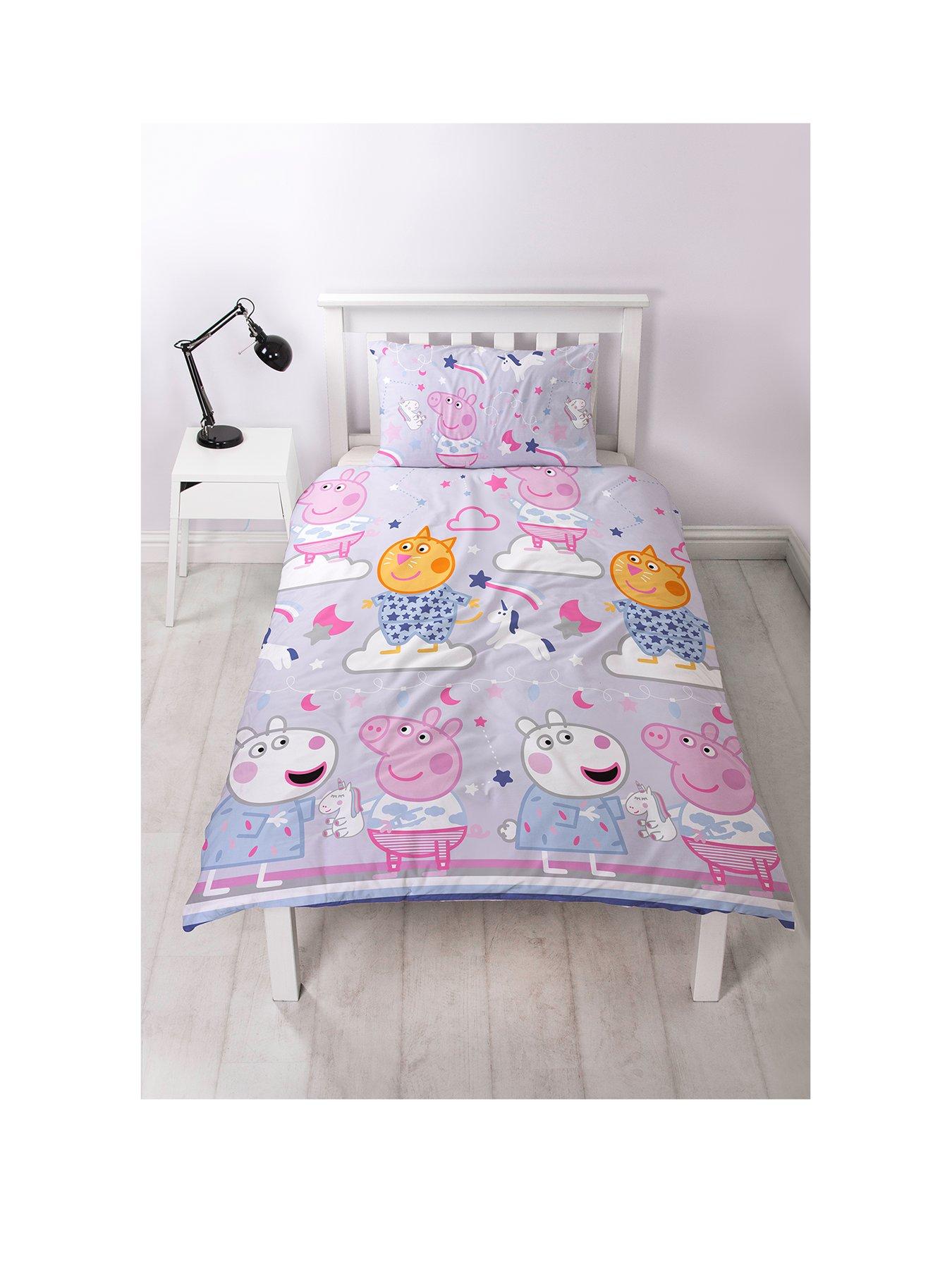 Peppa Pig Sleepy Single Duvet Cover Set Littlewoods Com