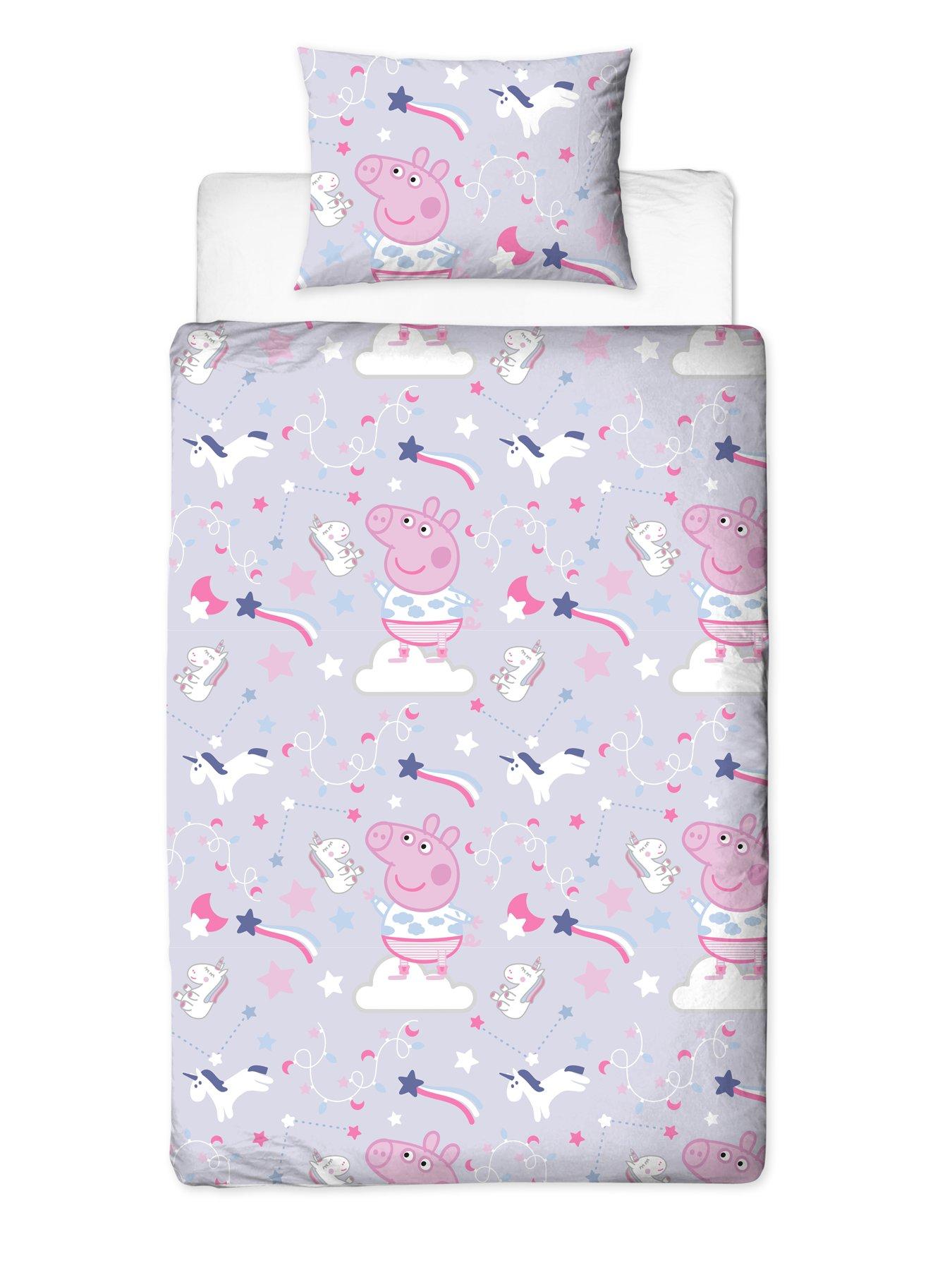 Peppa Pig Sleepy Single Duvet Cover Set Littlewoods Com