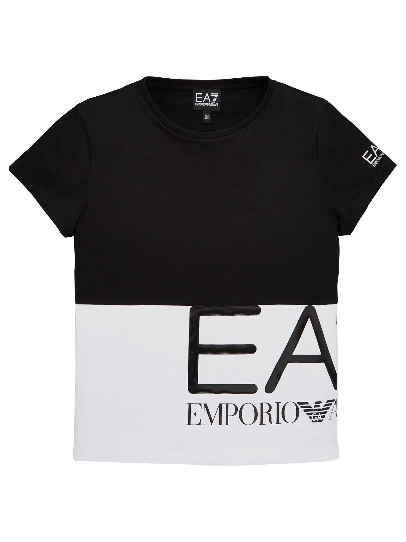 ea7 large logo t shirt