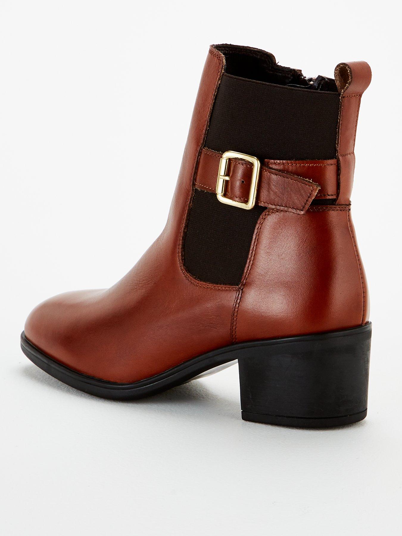 carvela smart tan boots