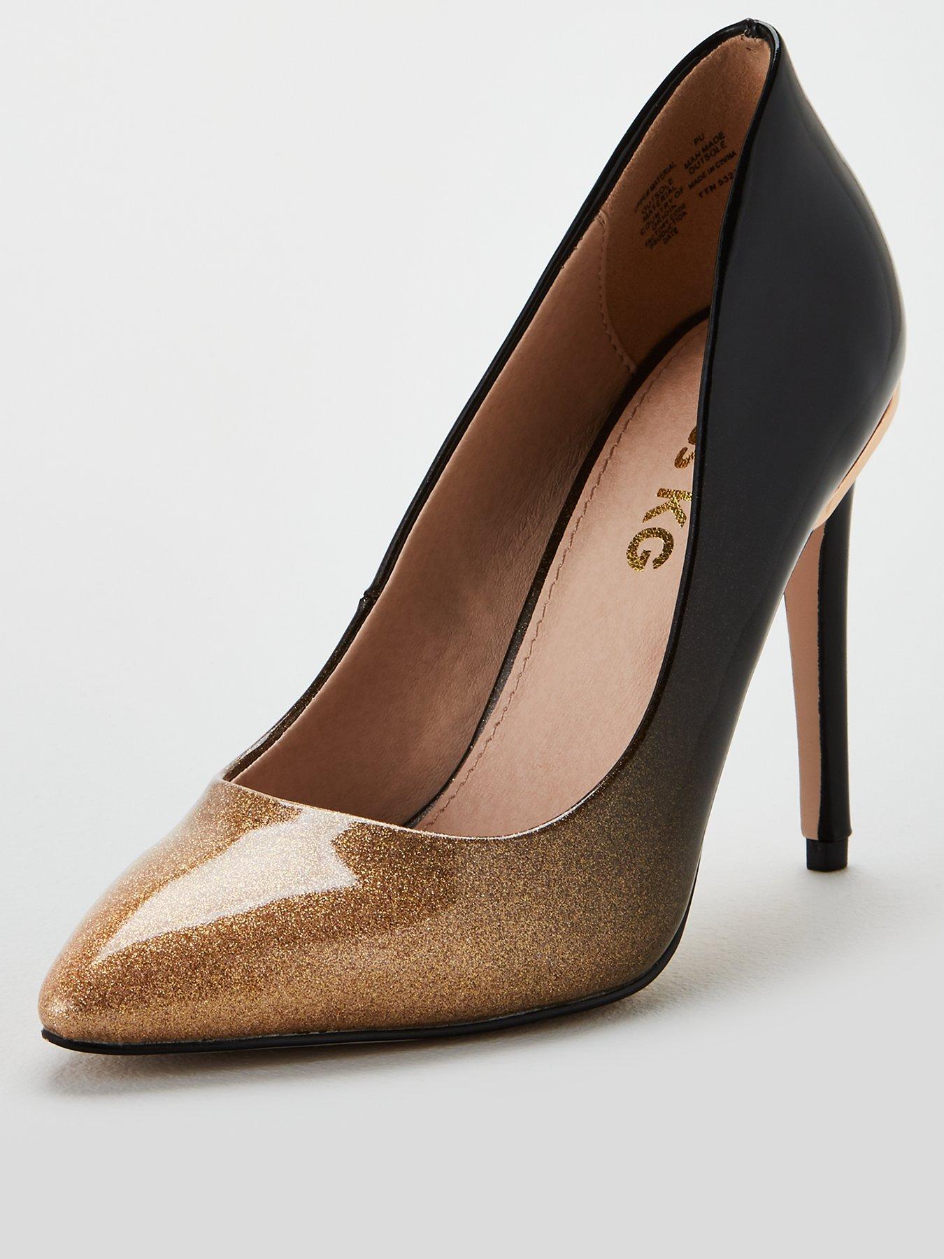 miss kg black court shoes