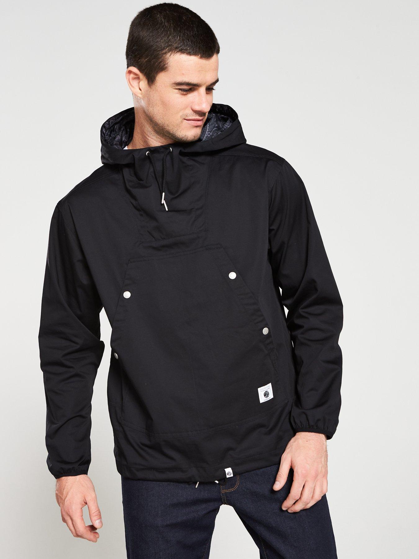 pretty green black overhead jacket