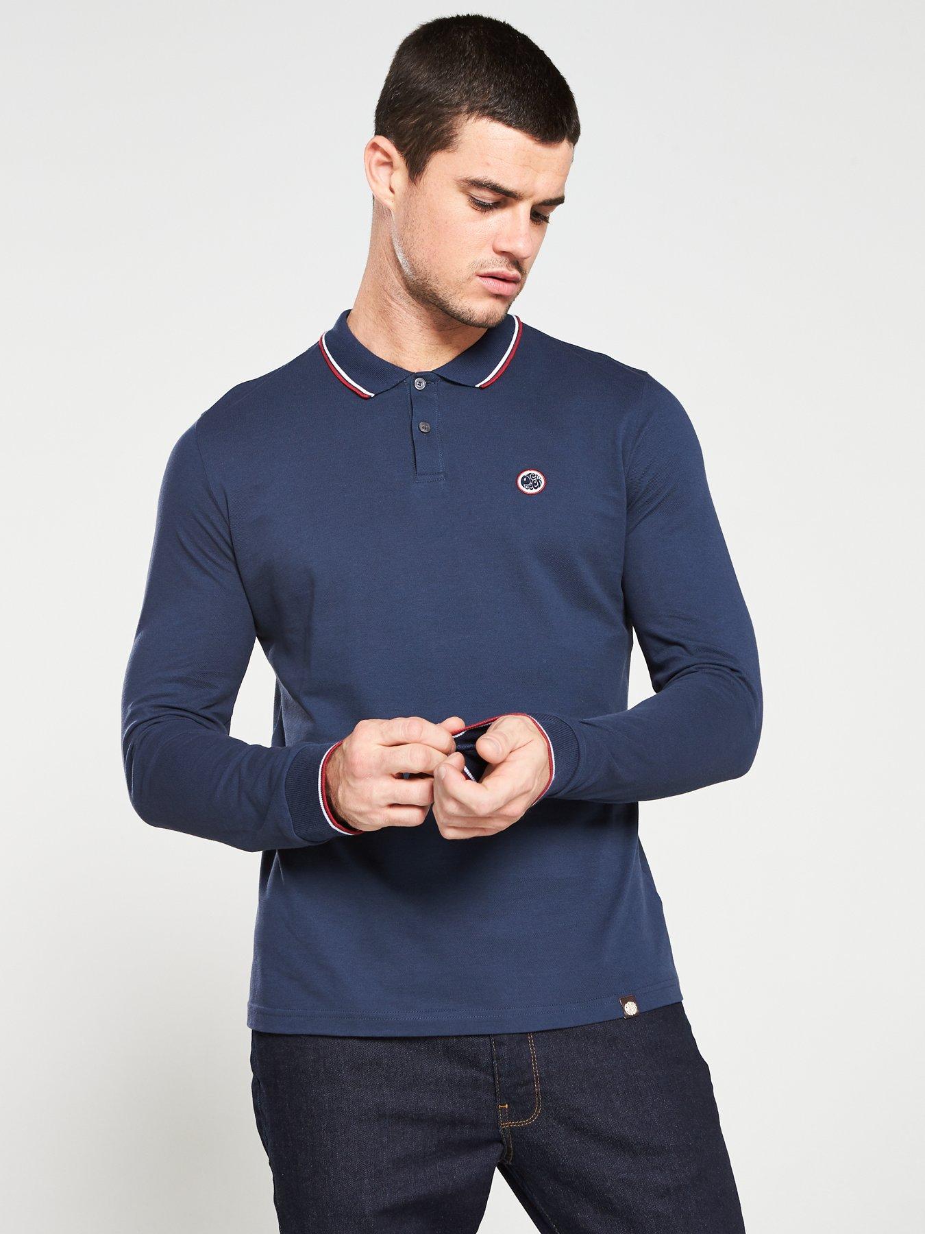 long sleeve polo pretty green