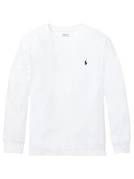 Ralph Lauren Ralph Lauren Boys Classic Long Sleeve T-Shirt - White Picture