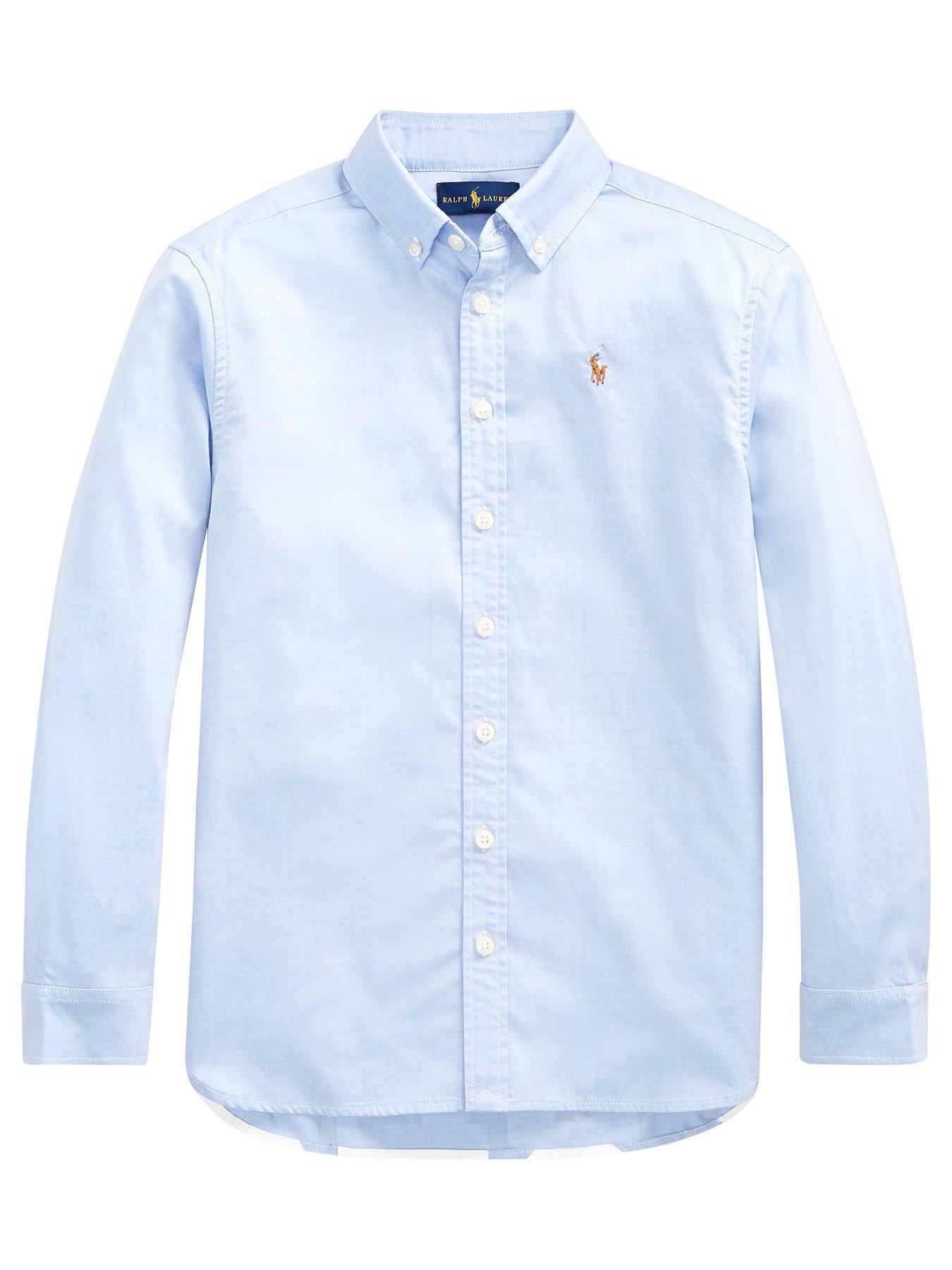 ralph lauren pale blue shirt