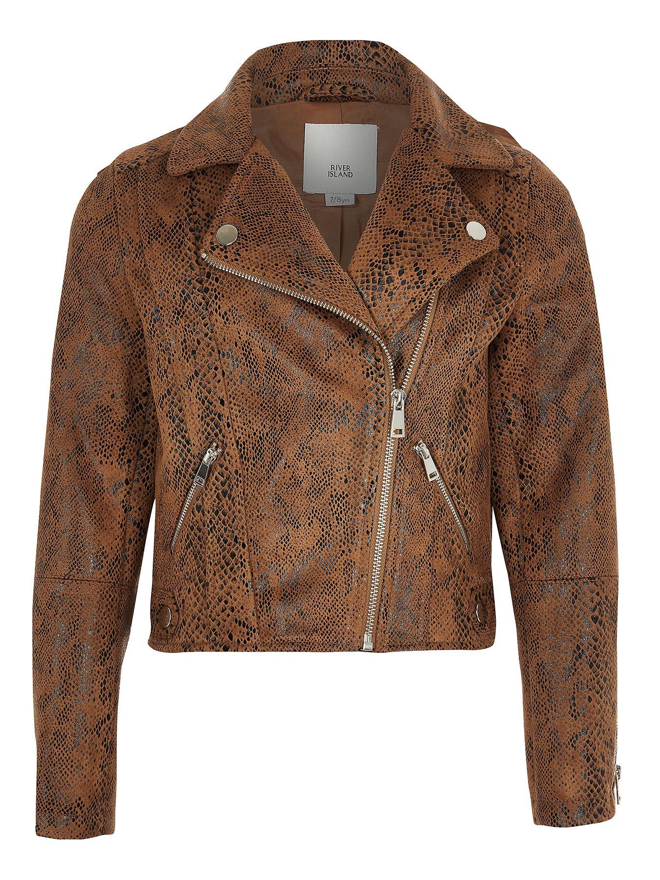 river island girls biker jacket