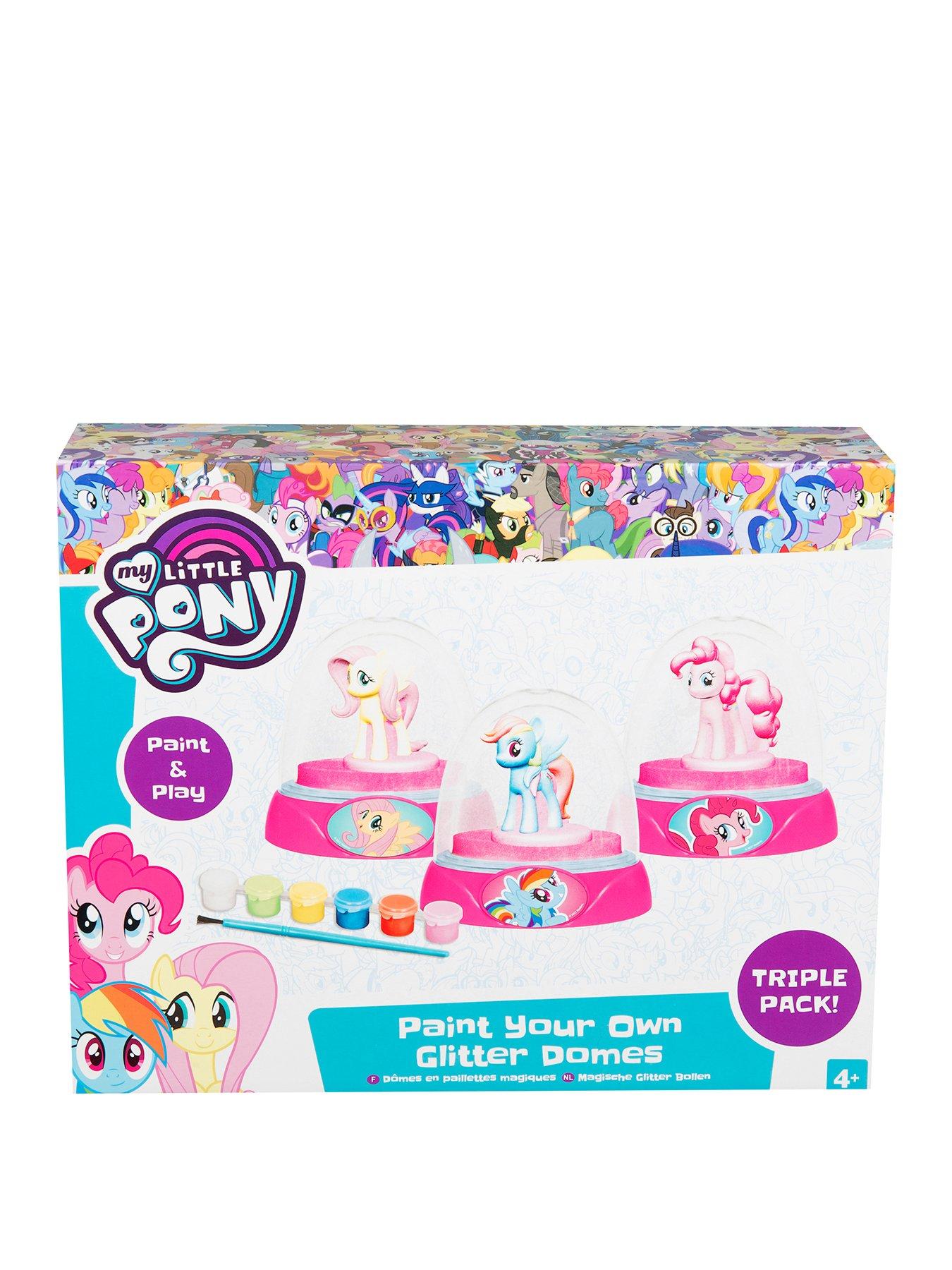 My Little Pony My Little Pony 3 Pack Paint Your Own Glitter Dome