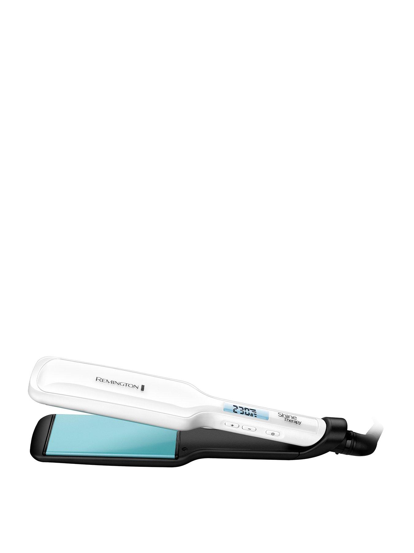 Image 1 of 7 of Remington Shine Therapy Wide Plate Straightener - S8550