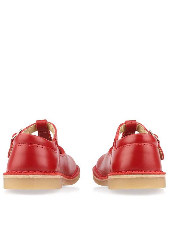 stillFront image of start-rite-girlsnbsplottie-leather-classic-t-bar-buckle-shoes-red