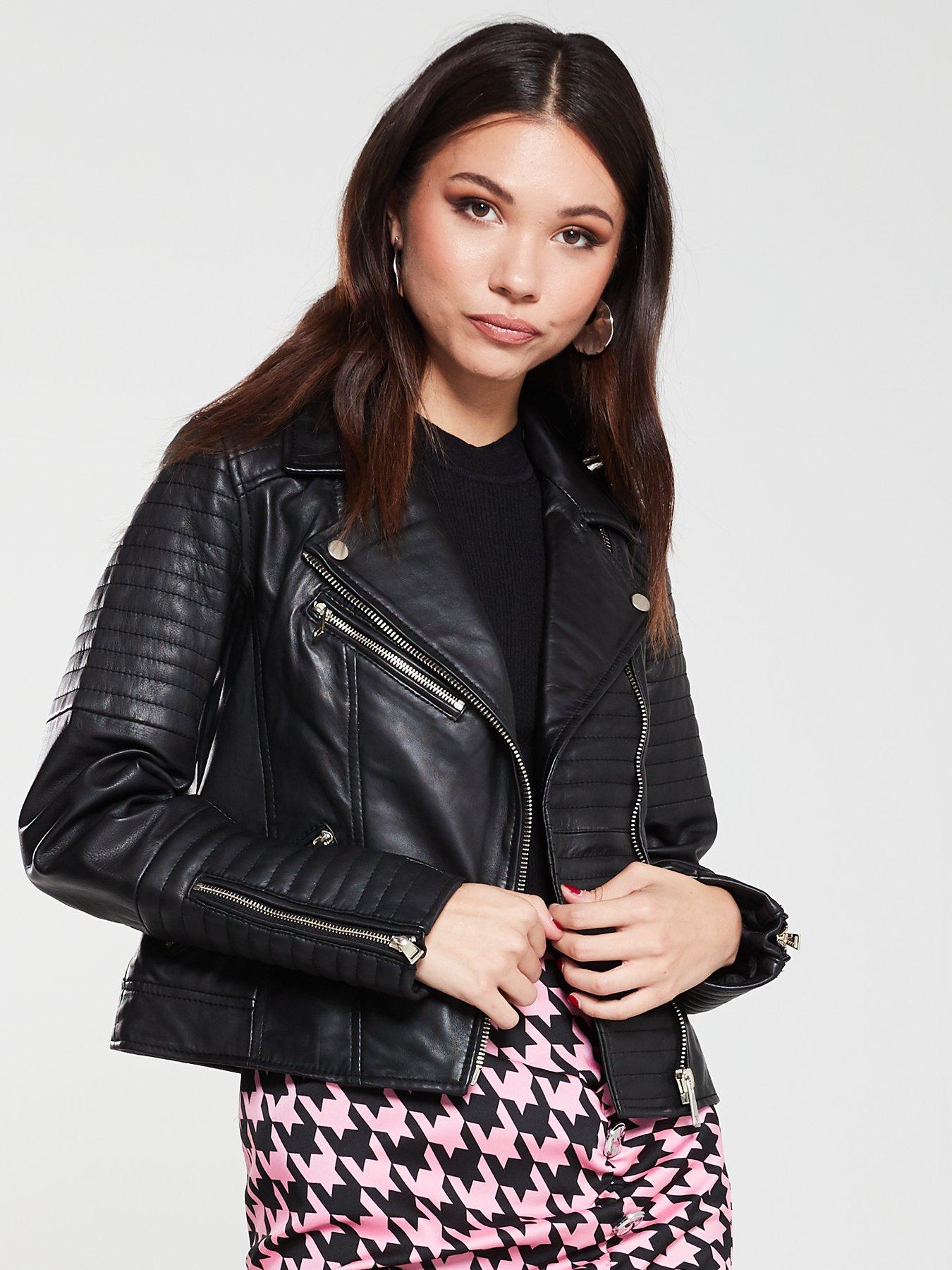 river island leather biker jacket