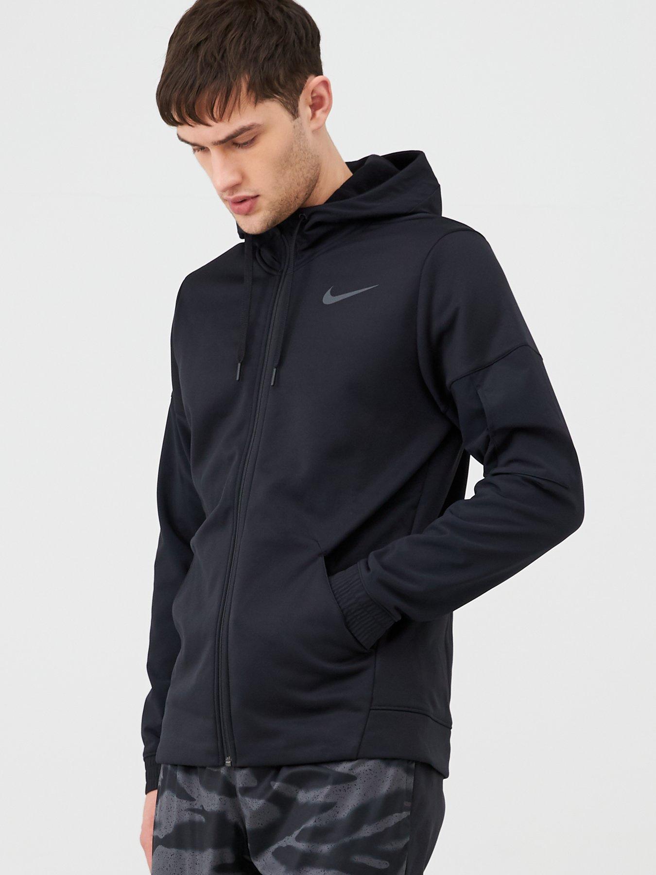 nike therma hoodie black