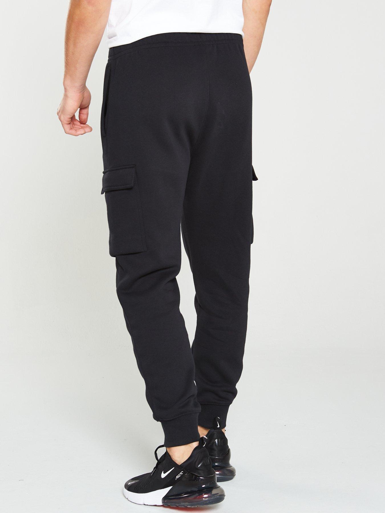 Nike Sportswear Club Fleece Cargo Joggers Black littlewoods